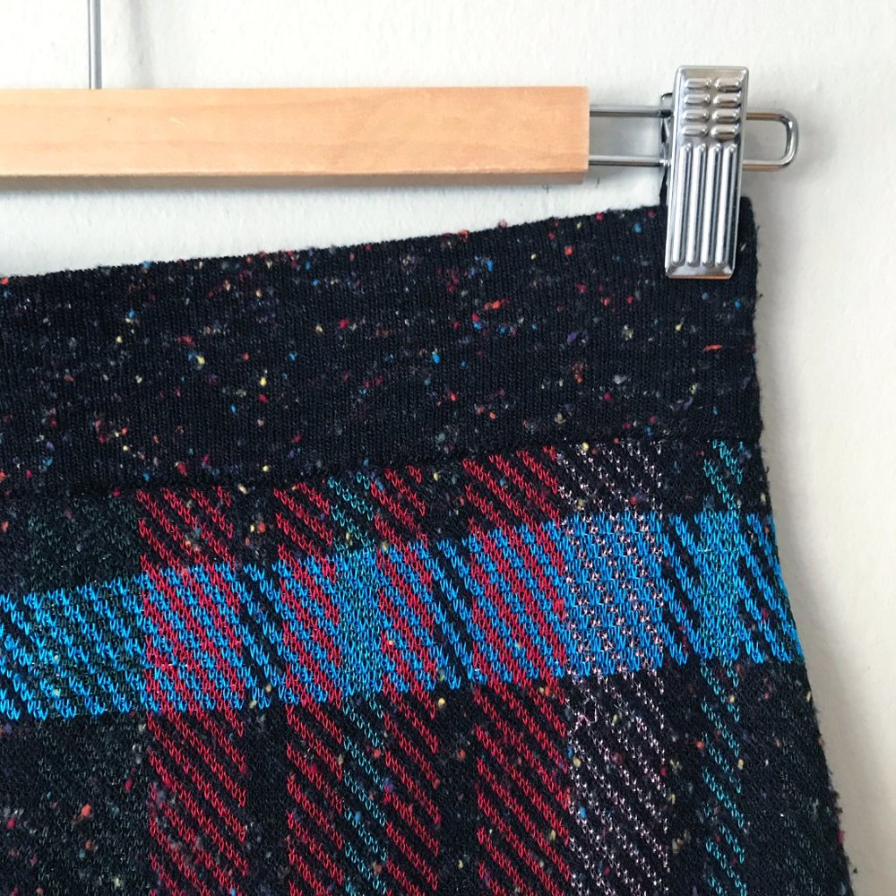 Cecilia Prado Confetti Plaid Sweater Mini Skirt - Picture 6 of 8